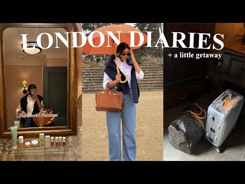 spring/summer outfit ideas + luxury bag unboxing + Summer Fridays staycation trip | LONDON VLOG