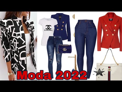 Moda 2022 MUJER CÓMO VESTIR CON ROPA DE MODA OUTFITS Y LOOKS TENDENCIAS 2022 ROPA FASHION