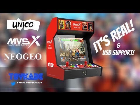 Neo Geo MVSX Bartop Arcade - It's Real + USB Support!