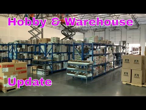 Hobby Update and a look inside the new Andyshhq warehouse