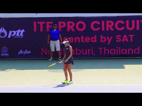 Patcharin defeat Fang YingXun 1st Round W25 NONTHABURITHAILAND ITF WORLD TENNIS TOUR 2020