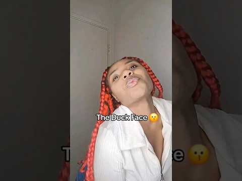 THE DUCK FACE 😗  #shorts #trending #funny #duckface #viral #poses #2012 #comedy #skits #popular