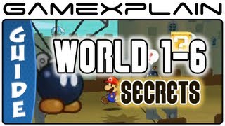 Paper Mario Sticker Star: World 1-6 Guide & Walkthrough (Puzzles & Secrets)