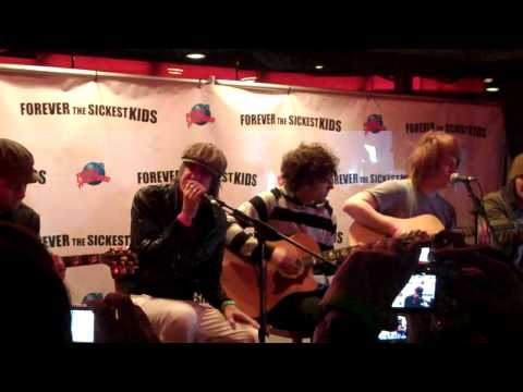 Forever The Sickest Kids - She Likes (Bittersweet Love) - Live Acoustic at Album Release Party