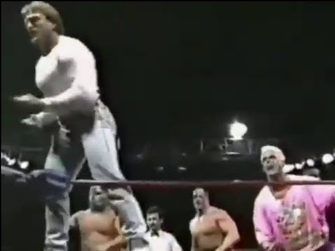 Paul Orndorff Sting Junkyard Dog save the Road Warriors - 5/23/1990 - NWA/WCW
