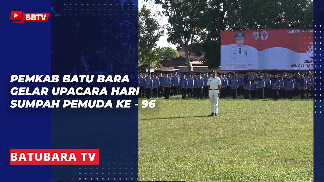 PEMKAB BATU BARA GELAR UPACARA HARI SUMPAH PEMUDA KE 96