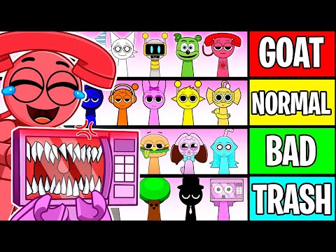 Making The ULTIMATE OC SPRUNKI Tier List In Roblox