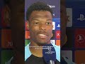 'Onana was de ?????? die zei dat we de Champions League kunnen winnen!' ? #Dumfries #shorts #inter