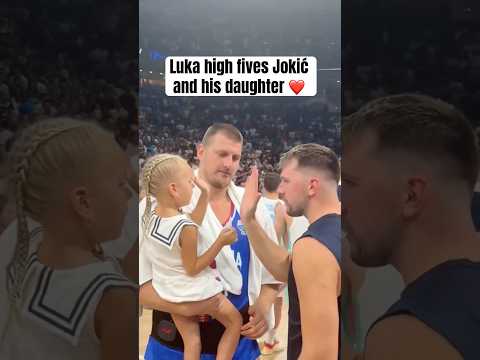 Luka & Jokić show love after EuroBasket 🤝 (via EuroBasket/X)
