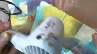 Gelli Collage - Abstract people