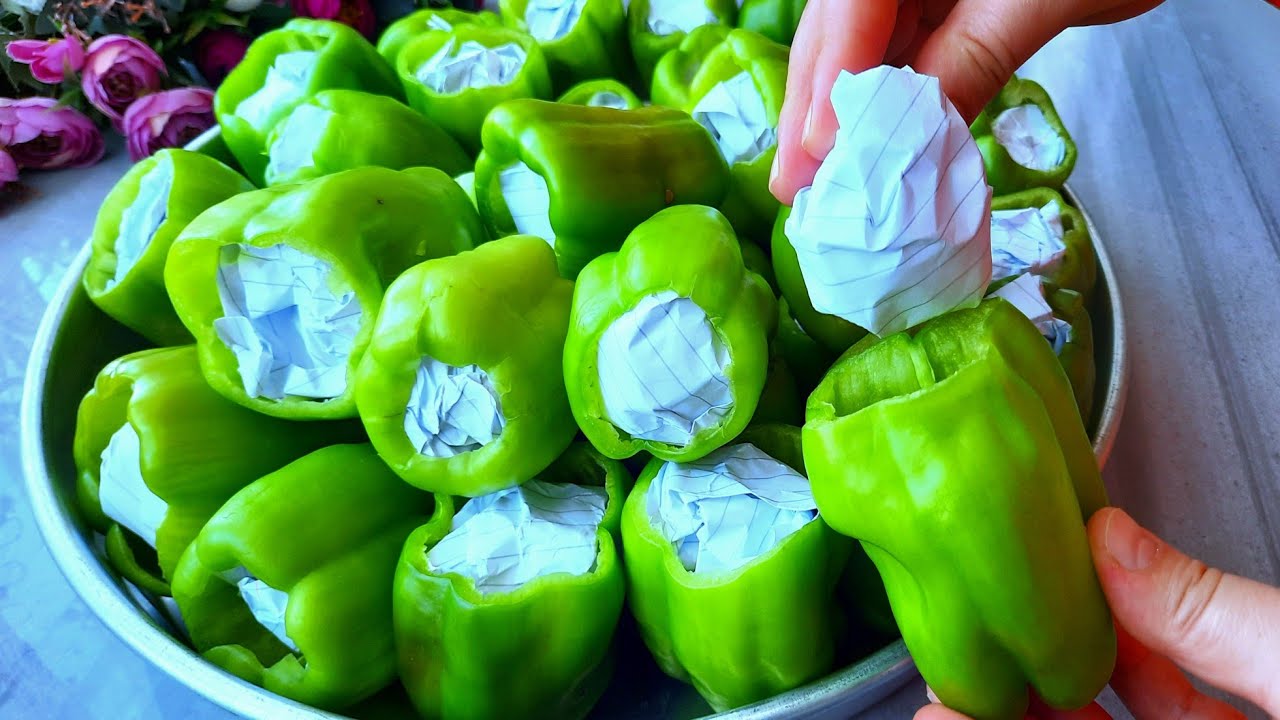 I no longer buy bell peppers in the Winter! I keep it this way for 12 months