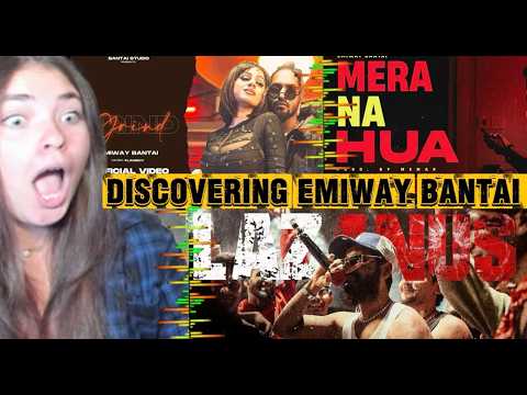 (DISCOVERING EMIWAY BANTAI)GRIND, MERA NA HUA, & LAZANUS|REACTION