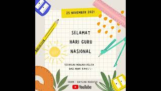 Download lagu Selamat Hari Guru Nasional mp3