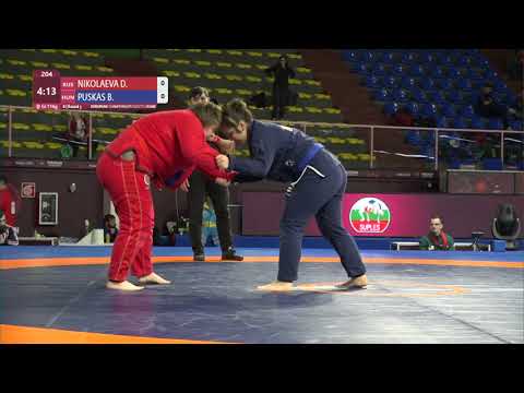 Round 3 Women's GP GI - +71 kg: D. NIKOLAEVA (RUS) v. B. PUSKAS (HUN)
