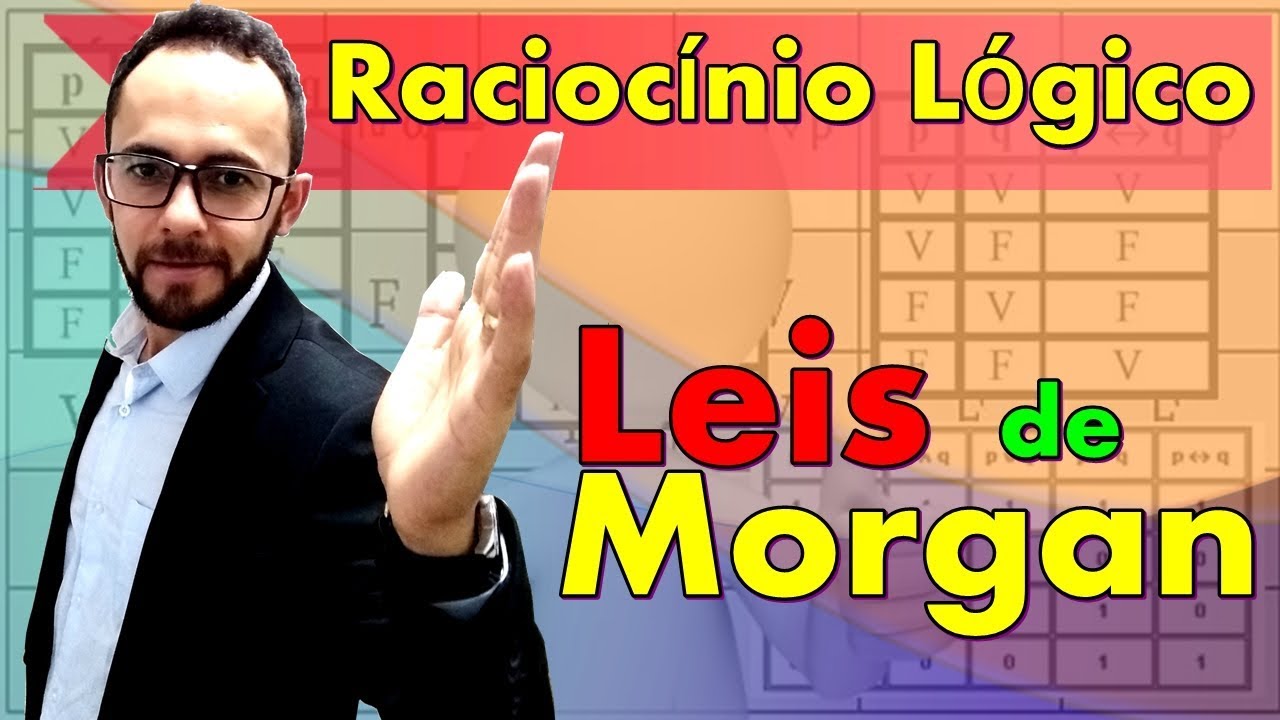 Raciocínio Lógico - Leis de Morgan (negação do "e", "ou", "se então")