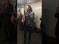 Hozier Almost Sweet Music Pop Up Show In NYC Subway