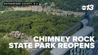 Chimney Rock State Park officially reopens 9 months after Helene