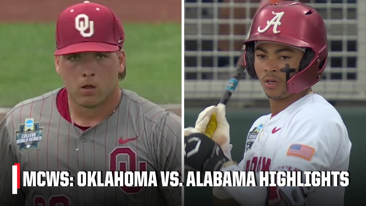 Oklahoma Sooners vs. Alabama Crimson Tide | Full Game Highlights | Men’s College World Series