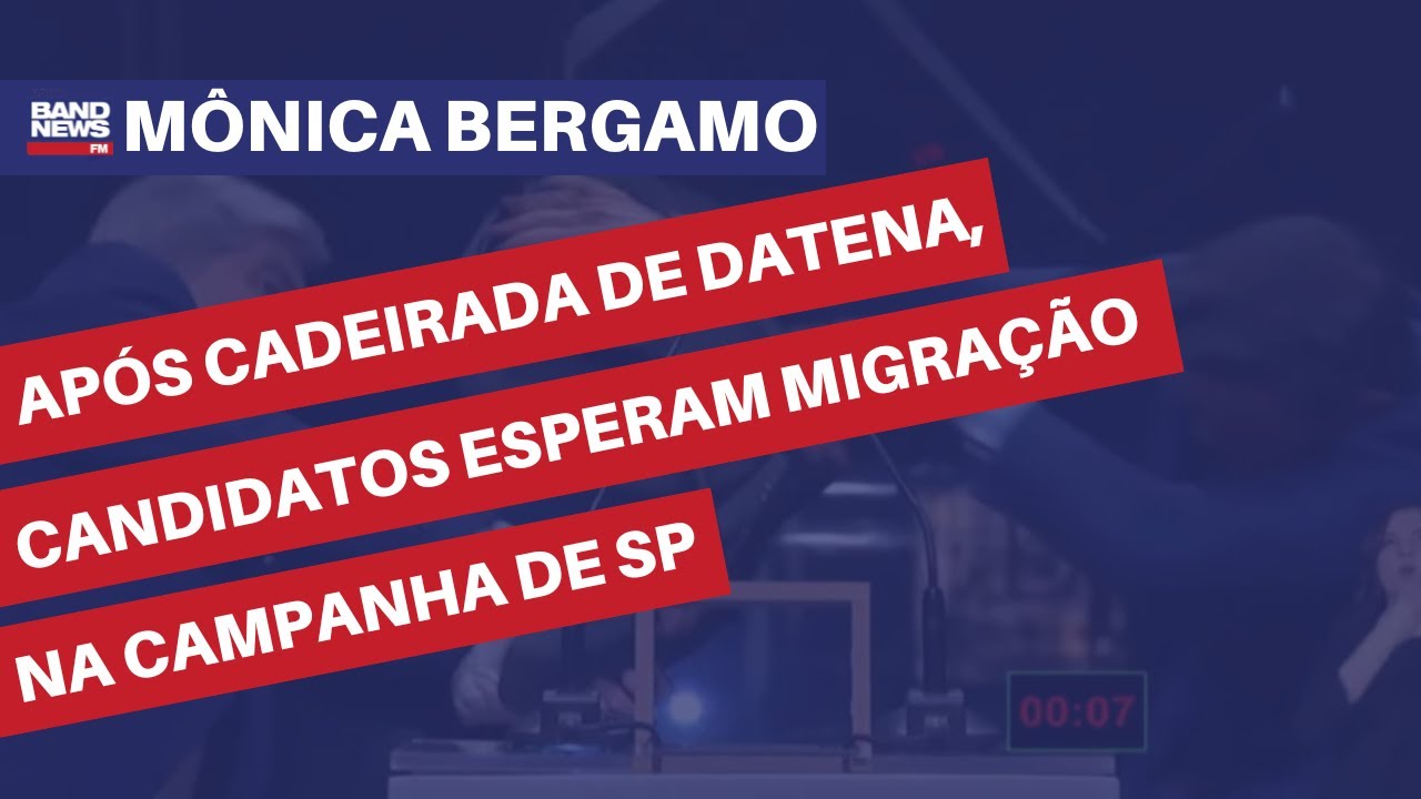 Mônica Bergamo: Após cadeirada de Datena, candidatos esperam migração de votos para Marçal