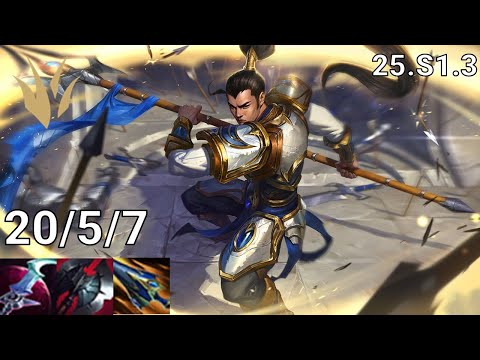 Xin Zhao Jungle vs Udyr - EUW diamond | Patch 25.S1.3