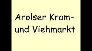 preview picture of video 'Arolser Kram und Viehmarkt Festzug 2014'
