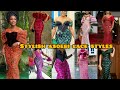 Stunning Asoebi Lace Styles 2024 Lace Dress Designs For Owanbe Ankara Styles