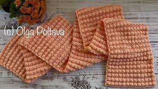 Easy Crochet Scarf Tutorial. Beginner Friendly & Cozy