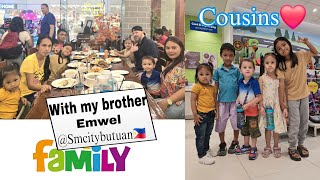 With My Brother Emwel and Family at SM CITY BUTUAN 🇵🇭