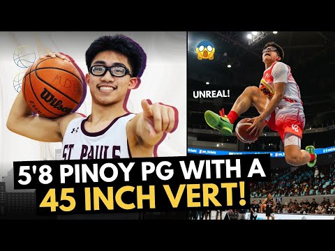 5’8 Lorence Dela Cruz DUNKS Over EVERYBODY! | FEARLESS Pinoy PG with 45 INCH VERT!