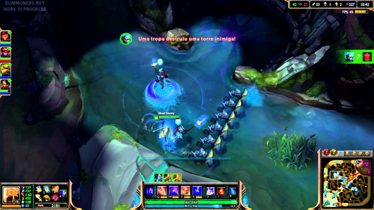 Liên Minh Huyền Thoại: tướng mới Azir ăn baron như ăn blue =))