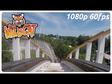 On-ride point of view of Wildcat