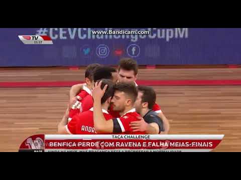 Voleibol: SL Benfica 2-3 Bunge Ravenna