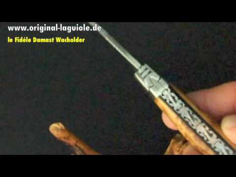 Laguiole le Fidéle Knife Damast Wacholder Handmade in France