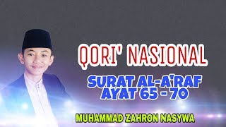 Download lagu MasyaAllah | Suara Merdu Muhammad Zahron Nasywa ( Juara 1 STQN 2017 ) | Surat Al-A'raf 65-70 mp3