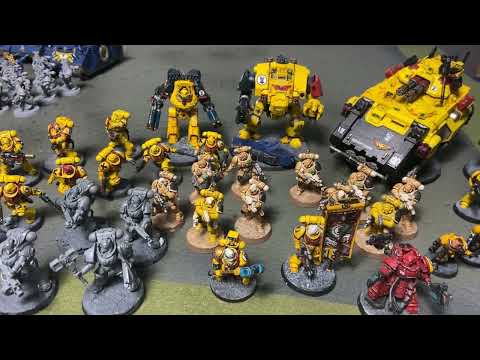 Warhammer 40k Imperial Fists VS Thousands Sons 2000pts brand New Match Play GT 2022 Missions
