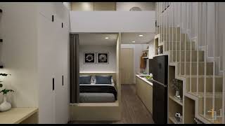 Triển Khai Thiết Kế 4D Căn Hộ Mẫu Kim Hạnh House 28m2