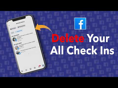 How To Delete All Check Ins On Facebook?