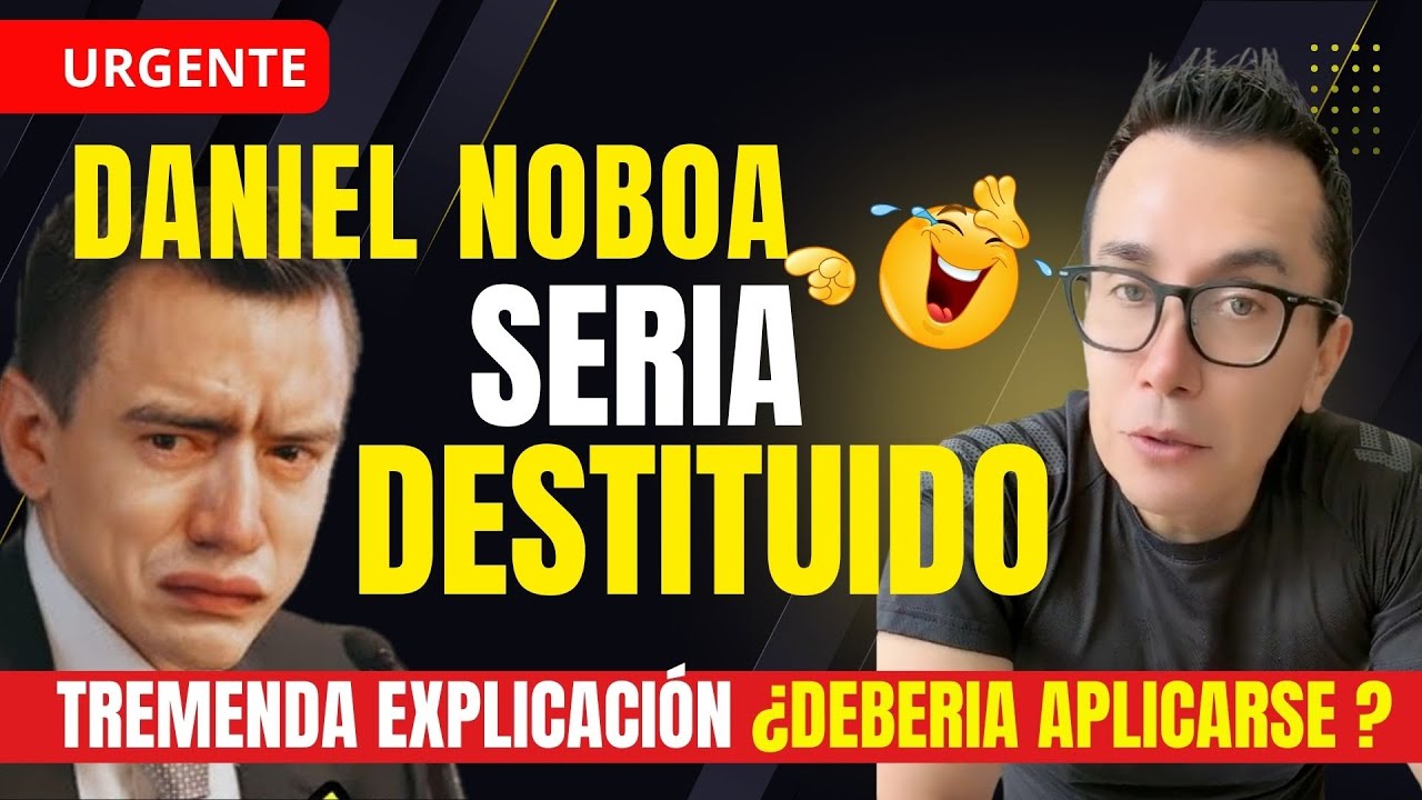 ¿Podría Daniel Noboa ser destituido por la desaparición forzada de 4 menores en Guayaquil?