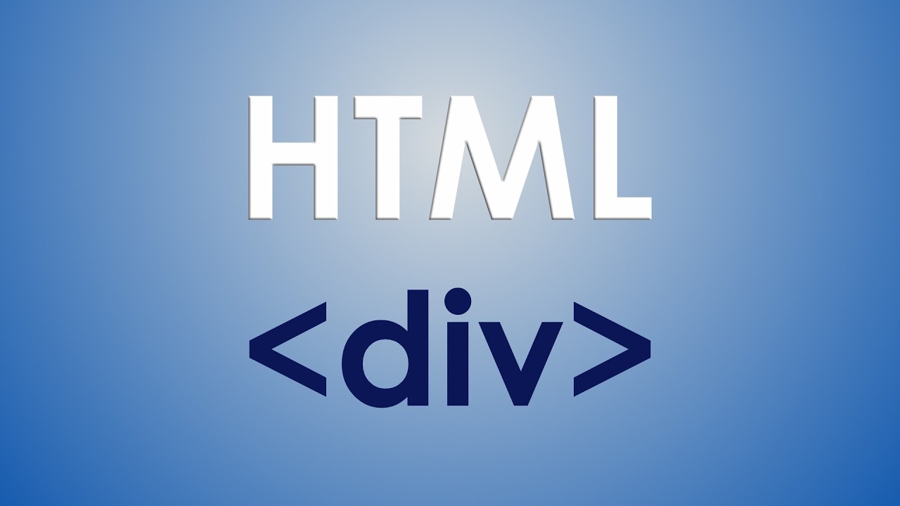 La etiqueta DIV en HTML