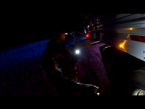February 6, 21/55 Trucking. Stopped by Texas Trooper, 2nd Tire blowout