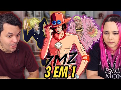 REACT 3 em 1 Rap do Sanji, Rap do Doflamingo e Rap do Ace (One Piece) (7 Minutoz)