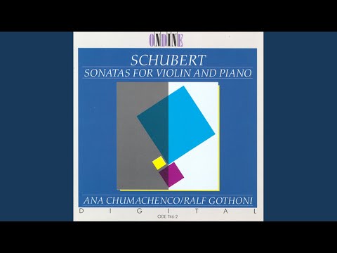 Violin Sonata (Sonatina) in A Minor, Op. 137, No. 2, D. 385: I. Allegro moderato