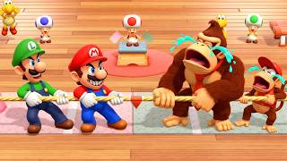 マリオブラザーズVSドンキーコングファミリー！史上最強のラッキーチームバトル【スーパー マリオパーティ】