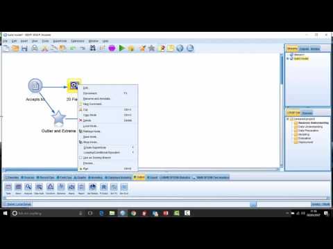 Introduction to the data audit node in SPSS Modeler