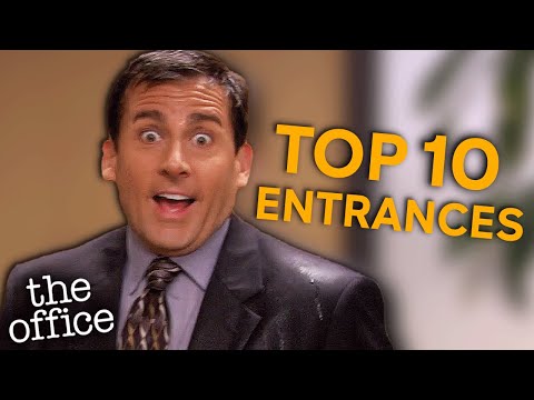 The Top 10 Entrances in The Office  - The Office US