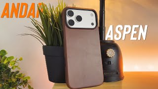One of the BEST Leather Cases for the iPhone 17 Pro Max | Andar Aspen! 