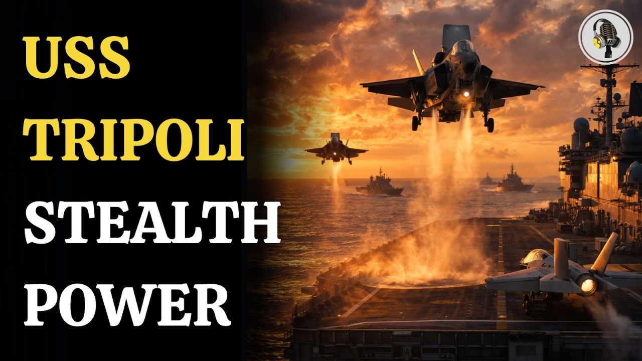 USS Tripoli F-35B Jets Redefine War Strategy Against Iran | WION Podcast