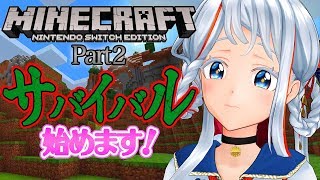【マイクラ】史上最強の石の家を作りました｡【2日目】