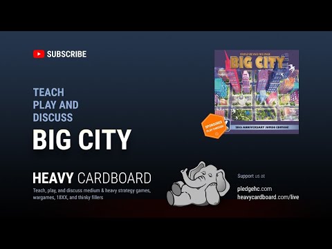 Big City 3p Teaching & Play-through by Heavy Cardboard