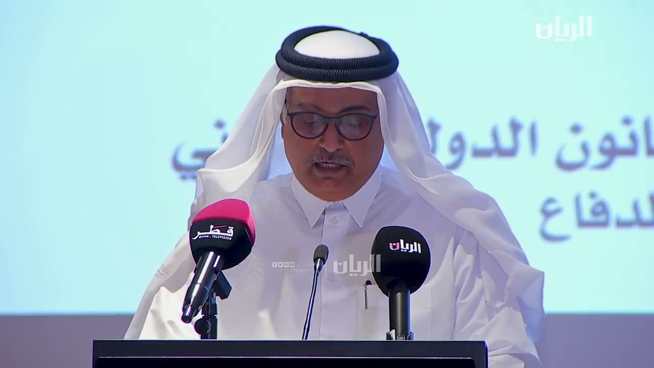 تغطية قناة الريان حول برنامج (محاضر عسكري) الذي تنظم اللجنة الوطنية للقانون الدولي الإنساني